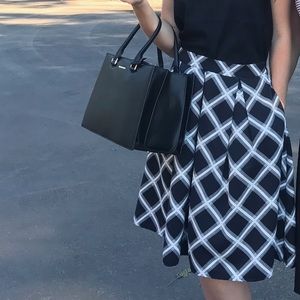 Black & white skirt
